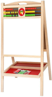 

Emob Big Size Wooden Educational Double Sided Foldable Drawing & Writing Board for Kids(Multicolor)