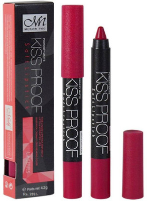 

MN Powdery Matte Kiss proof Soft Lipstick Pink(Pink)