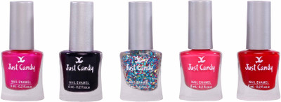 

JUST CANDY nail enamel Maroon(Pack of 6)