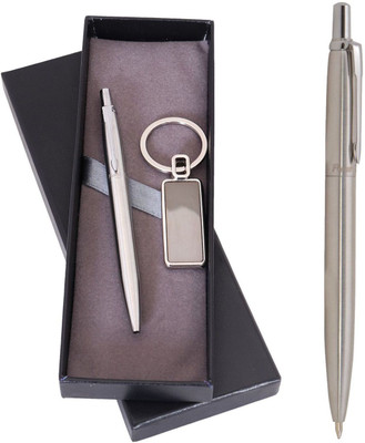 

Front Line Pro 100 Series Pen With Chrome Plated Key Ring Pen Gift Set