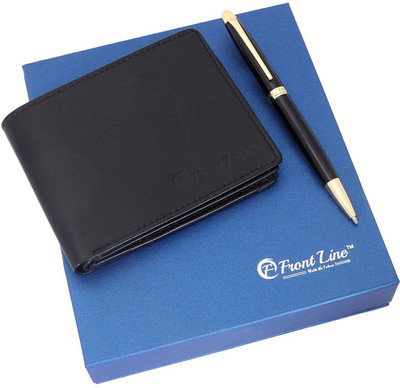 

Front Line Professional Signature Collection With Elegance Slim Black Wallet Gift Set Pen Gift Set