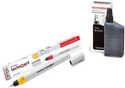 Isomars Technical 0.3 Fineliner Pen(Pack of 2)