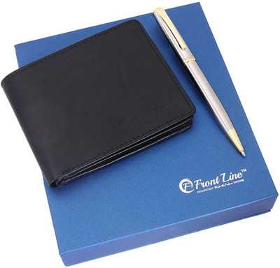 

Front Line Professional Signature Collection With Elegance Slim Black Wallet Gift Set Pen Gift Set