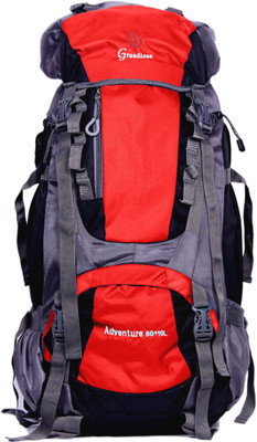 

GRANDIOSE 70L Red Hiking Backpack / Rucksack bags (GTB67001RD) Rucksack - 70 L(Red)