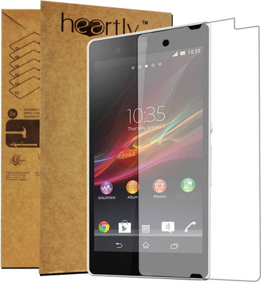 Heartly Tempered Glass Guard for Sony Xperia Z(Pack of 1)