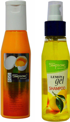 Simpsons EGG + Lemon Gel Shampoo Trial Pack.(200 ml)