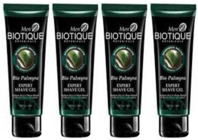 

BIOTIQUE BIO PALMYRA EXPERT SHAVING GEL SOFTENS SKIN & PREPS BEARD 50ML(200 ml)