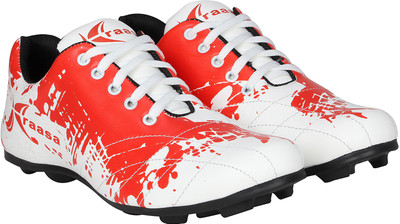 

Kraasa Speed Sport Football Shoes For Men(White, Red