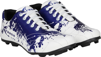 

Kraasa Speed Sport Football Shoes For Men(White, Navy