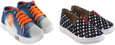 

BELLA TOES Combo of 2 casual shoe Sneakers For Women(Multicolor