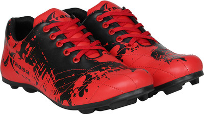 

Kraasa Speed Sport Football Shoes For Men(Red, Black