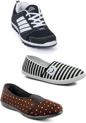 

Asian Women Casual & Running Shoes Combo Pack of 3 Casuals For Women(Multicolor