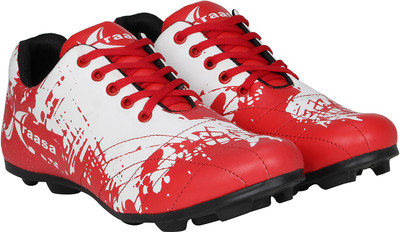 

Kraasa Speed Sport Football Shoes For Men(Red, White