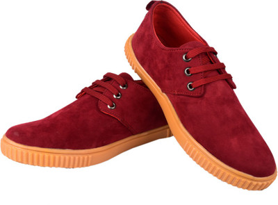 

LishTree Canvas Shoes For Men(Maroon, Red