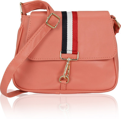 

Kleio Women Casual Beige PU Sling Bag