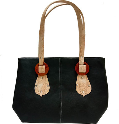 

Mangal Brothers Women Casual Black PU Hand-held Bag