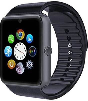 

ICE AGE ICE AGE GT08 BLACK SMART WATCH BLACK Smartwatch(Black Strap FREE SIZE)