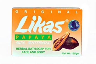 Likas Original Papaya Skin Whitening Herbal Soap 135g(135 g) available at flipkart for Rs.279