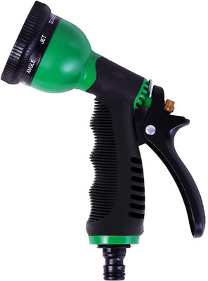 

Majik Pressure Water Sprayer for Car Cleaning | 8 in 1 Water Spray Nozzle Bike Washing Gardening Water Spray Gun | Spray Gun For Plant(Black, Green)