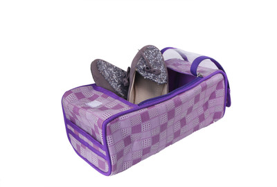 

CSM Shoe Pouch(Purple, Black), Multi