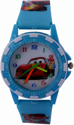 

VITREND (TM) New Stylish Cartoon Car Analog (Sent As Per Available Color) Watch - For Boys & Girls