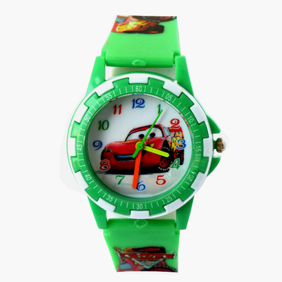 

VITREND (TM) New Cartoon Car Design Round Dial Analog(Sent As Per Available Color) Watch - For Boys & Girls