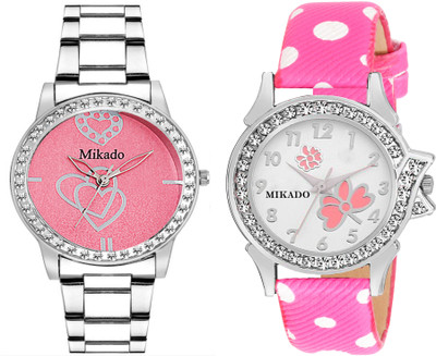 

Mikado Stylish and fancy Women combo watch Watch - For Women