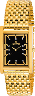 

Swisstyle SS-GSQ5003-BLK-GLD Watch - For Men