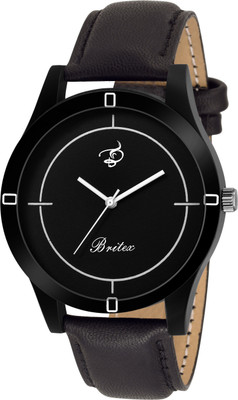 

Britex BT7037 Casino Black Fox~ Leather Strap Analog Watch - For Men
