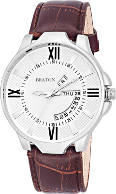 

Braton BT1222 Quartz Analog Silver Round Dial Women's Watch Watch - For Men