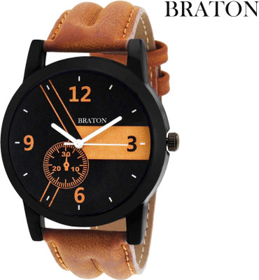 

Braton BT1250 New Explore Time Period men & boys watch In Brown color leather strap Watch - For Men