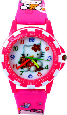 

VITREND (TM) New Cartoon Hello kitty Round Dial Analog(Sent As Per Available Color) Watch - For Boys & Girls