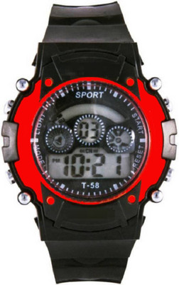 

SPINOZA red kids digital Watch - For Boys & Girls