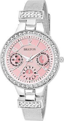 

Braton BT1231 Quartz Analog Pink Round Dial Women's Watch Watch - For Women