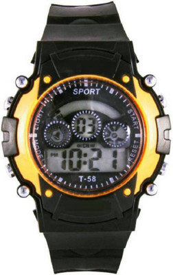 

SPINOZA Yellow kids digital Watch - For Boys & Girls