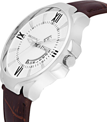 

Braton BT1224 Quartz Analog Silver Round Dial Men's & Boy's Watch Watch - For Men