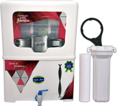 

Aquaultra Novo DLX 14 L RO + UV + UF + TDS Water Purifier(White)