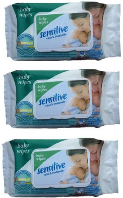 

RIANZ Pack of 3 Baby Soft Cotton Wipes(3 Pieces)