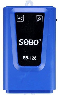 

Sobo Air Pump SB-128 | Power:4W | Output:2x4.5L/min | Pressure:2x0.15Mpa | Air Aquarium Pump(57 cm)