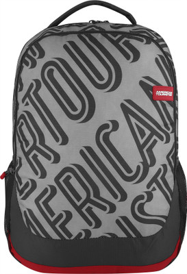 

American Tourister Pop Plus 01 34 L Backpack(Grey, Red)