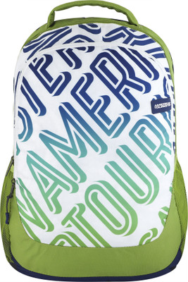 

American Tourister Pop Plus 01 34 L Backpack(Multicolor), Blue;lime