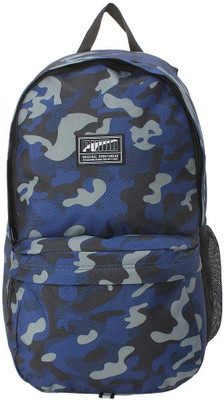 

Puma Academy Backpack IND 22 L Backpack(Blue), Blue depths-camo aop