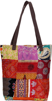 

Indistar Men & Women Casual Multicolor Cotton Tote