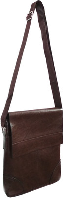 

VShine Genuine Leather - Cross Body Sling Bag for Men’s/Women’s/Girl’s Ideal for IPAD, Tablets Black Sling Bag(Brown, 15 L)