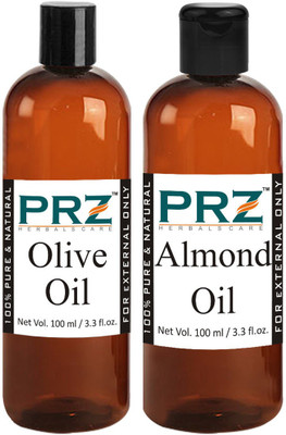 

PRZ Combo of Olive Oil and Almond Oil (Each 100ml)(100 ml)