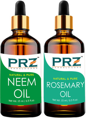 

PRZ Combo of Neem oil and Rosemary oil (Each 15ML )(15 ml)