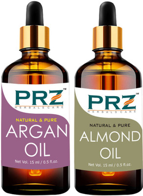

PRZ Combo of Argan oil and Almond oil (Each 15ML )(15 ml)