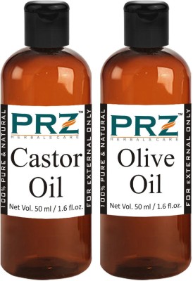 

PRZ Combo of Olive Oil and Castor Oil (Each 50ml)(50 ml)