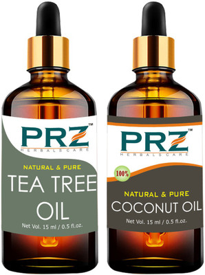

PRZ Combo of Tea tree oil and Coconut oil (Each 15ML )(15 ml)