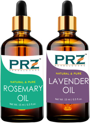 

PRZ Combo of Rosemary Oil and lavender Essential oil ( Each 15ml )(15 ml)